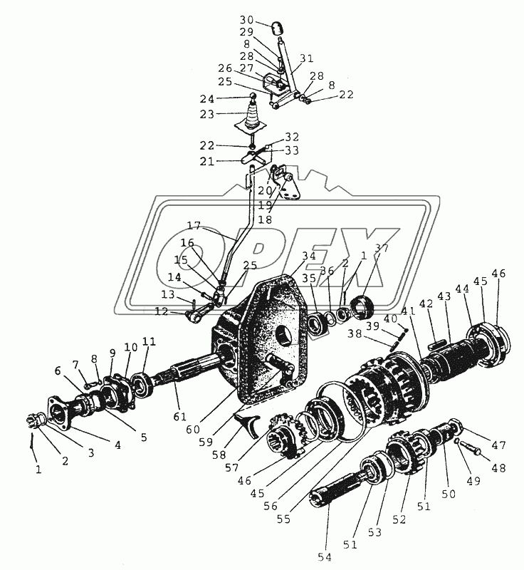 1802 Раздаточная коробка